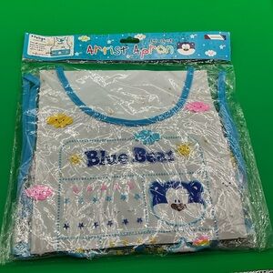 A Rare Vintage New 90’s Morning Glory Blue Bear Kids Art Apron